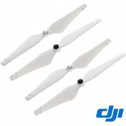 DJI 9 Inch Self-Tightening Prop Pair E310/9450 (1 CCW, 1 CW) - Silver Strips - DJI-9450-SL