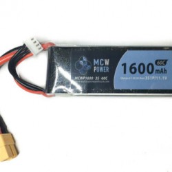 MCW Power 1,600mAh 3S 60C Battery