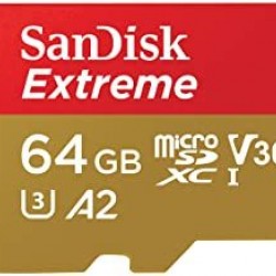 SanDisk 64GB Extreme microSDXC UHS-I Memory Card